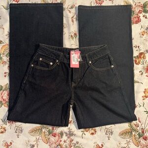 indigo low rise edikted jeans
